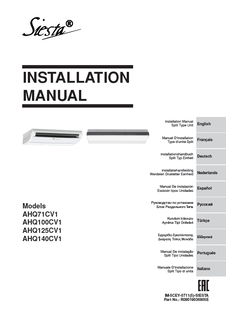 AHQ-C_Installation manual_IM 5CEY-07115SIESTA-36905E download